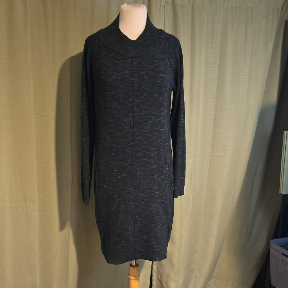 Prana The Sunrise Heathered Cowlneck Activewear Dress Size Medium